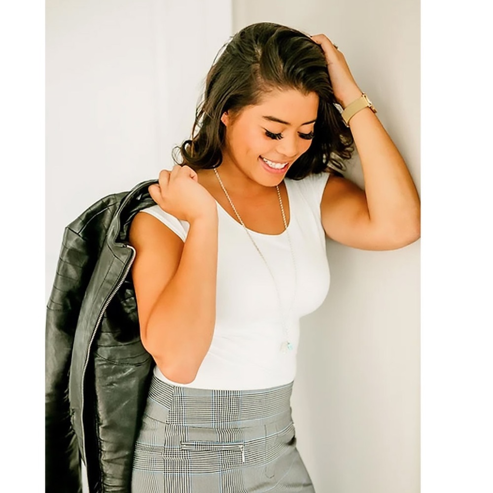 Basic White and Black Cap Sleeve Shirt set (Heirloom) - Medium